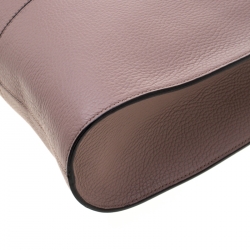 Emporio Armani Taupe Leather Tote