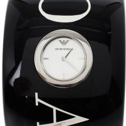 Pre Owned Emporio Armani SS Bangle Womens Wristwatch 24 MM