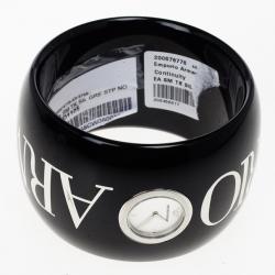 Pre Owned Emporio Armani SS Bangle Womens Wristwatch 24 MM