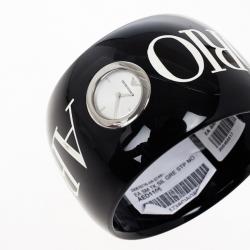 Pre Owned Emporio Armani SS Bangle Womens Wristwatch 24 MM