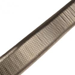 Pre Owned Emporio Armani Metallic Skinny Belt Size 50