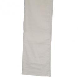 Pre Owned Emporio Armani Off-White Linen Trousers M