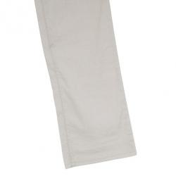 Pre Owned Emporio Armani Off-White Linen Trousers M