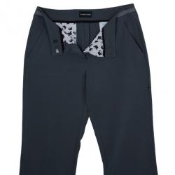 Pre Owned Emporio Armani Grey Formal Trousers M