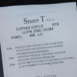 Pre Owned Emporio Armani Grey Formal Trousers M