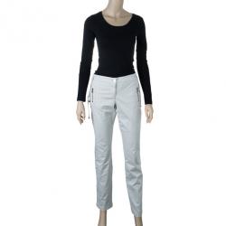 Pre Owned Emporio Armani Sand Trousers M