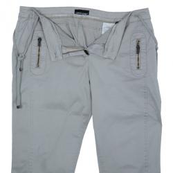 Pre Owned Emporio Armani Sand Trousers M
