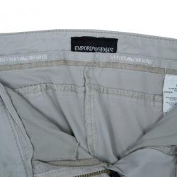 Pre Owned Emporio Armani Sand Trousers M