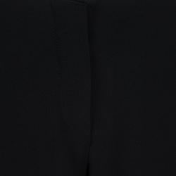 Pre Owned Emporio Armani Black Long Blazer and High Waist Pant Suit L