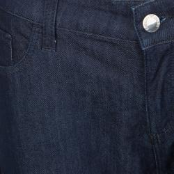 Pre Owned Emporio Armani Indigo Dark Wash Denim Skinny Dakota Jeans M