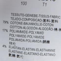 Pre Owned Emporio Armani White Frill Cuff Detail Long Sleeve Shirt L