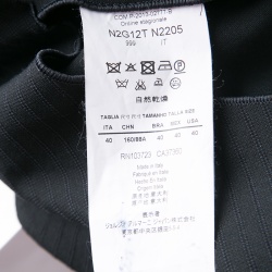 Pre Owned Emporio Armani Black Diagonal Striped Blazer S