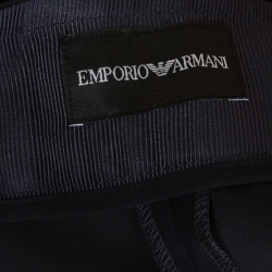 Pre Owned Emporio Armani Navy Blue Tailored Trousers M