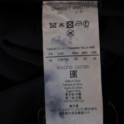 Pre Owned Emporio Armani Navy Blue Tailored Trousers M