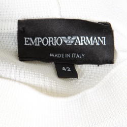 Pre Owned Emporio Armani Colorblock Striped Knit Flared Sleeve Top M