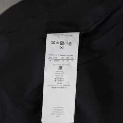 Pre Owned Emporio Armani Monochrome Jacquard One Button Blazer S