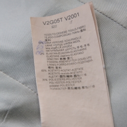 Pre Owned Emporio Armani Navy Blue Wool Tailored Single Button Blazer M