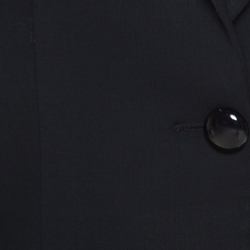 Pre Owned Emporio Armani Navy Blue Wool Tailored Single Button Blazer M