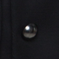 Pre Owned Emporio Armani Black Wool Blend Show Button Detail Waist Coat S
