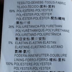 Pre Owned Emporio Armani Purple Neoprene Velvet Cocktail Gown S