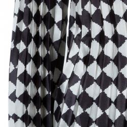 Pre Owned Emporio Armani Black and White Checked Blazer and Pants Set S/M