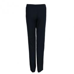 Pre Owned Emporio Armani Black Formal Trousers M