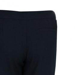 Pre Owned Emporio Armani Black Formal Trousers M