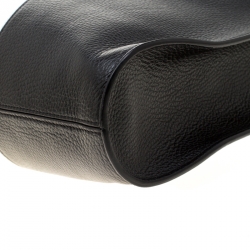 Emporio Armani Black/White Leather Tote