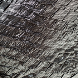 Pre Owned حقيبة ساتشل أرماني كوليزيوني نايلون مقوى فضية