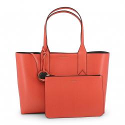 Pre Owned Emporio Armani Pink Fabric Shopping Tote