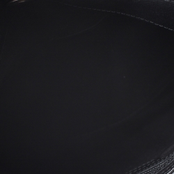 Emporio Armani Grey/Black Coated Canvas Messenger Bag