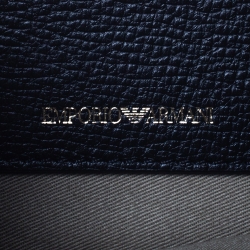 Pre Owned Emporio Armani Black/Red Leather Tote