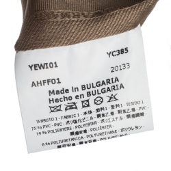 Pre Owned Emporio Armani Black Patent Leather Oversized Clutch