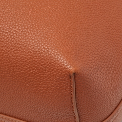 Pre Owned Emporio Armani Brown Leather MyEA Tote