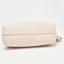Emporio Armani Blush Pink Leather Small MyEA Shopper Tote