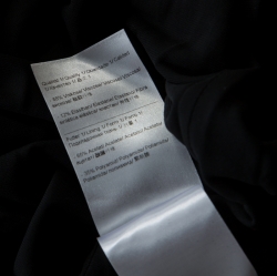 Pre Owned Escada Black Stretch Knit Paneled Roselis Pencil Skirt M