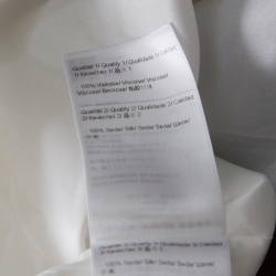 Pre Owned Escada Monochrome Floral Embroidered Daby Shift Dress M