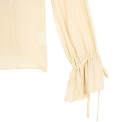 Pre Owned Escada Embellished Silk Top S