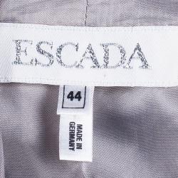 Pre Owned Escada Grey Pant Suit M