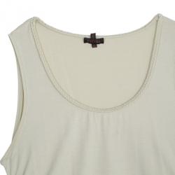 Pre Owned Escada Cotton Sleeveless Top S