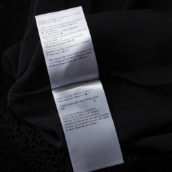 Escada Black Lace Long Sleeve Djohra Dress XXL
