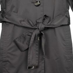 Pre Owned Escada Puff Sleeves Polyester Trench Coat S