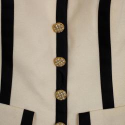 Pre Owned Vintage Escada Couture Monochrome Corset S