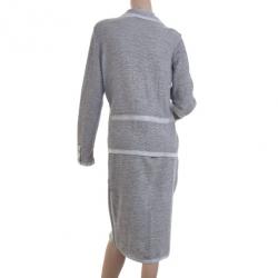 Pre Owned Escada Light Grey Wool Suit M