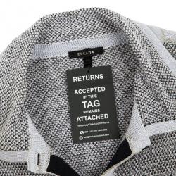 Pre Owned Escada Light Grey Wool Suit M