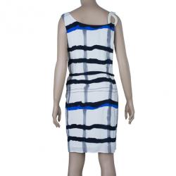 Pre Owned Escada Doutzen Silk Printed Dress XS