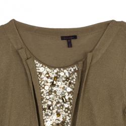 Pre Owned Escada Brown Sequin Top S