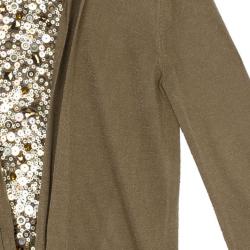 Pre Owned Escada Brown Sequin Top S