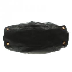 Pre Owned Escada Black Leather Shoulder Bag