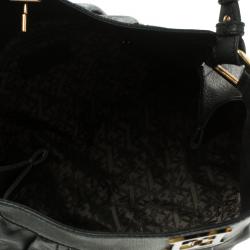 Pre Owned Escada Black Leather Shoulder Bag